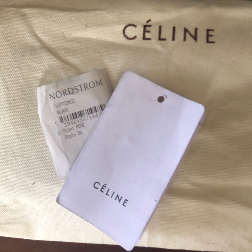 Celine Black Leather Mini Luggage Tote - Picture 2 of 15
